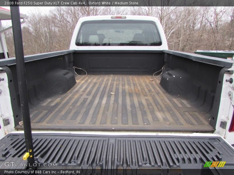 Oxford White / Medium Stone 2008 Ford F250 Super Duty XLT Crew Cab 4x4