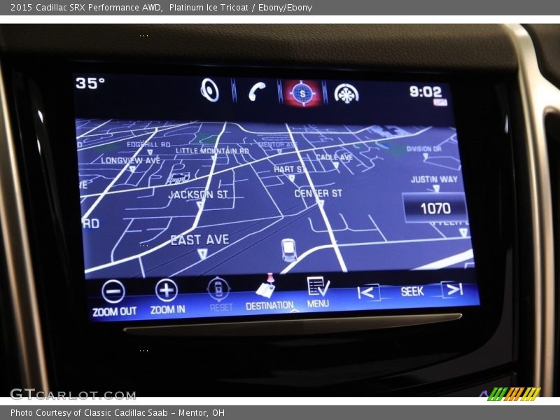 Platinum Ice Tricoat / Ebony/Ebony 2015 Cadillac SRX Performance AWD