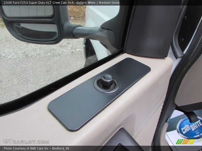 Oxford White / Medium Stone 2008 Ford F250 Super Duty XLT Crew Cab 4x4