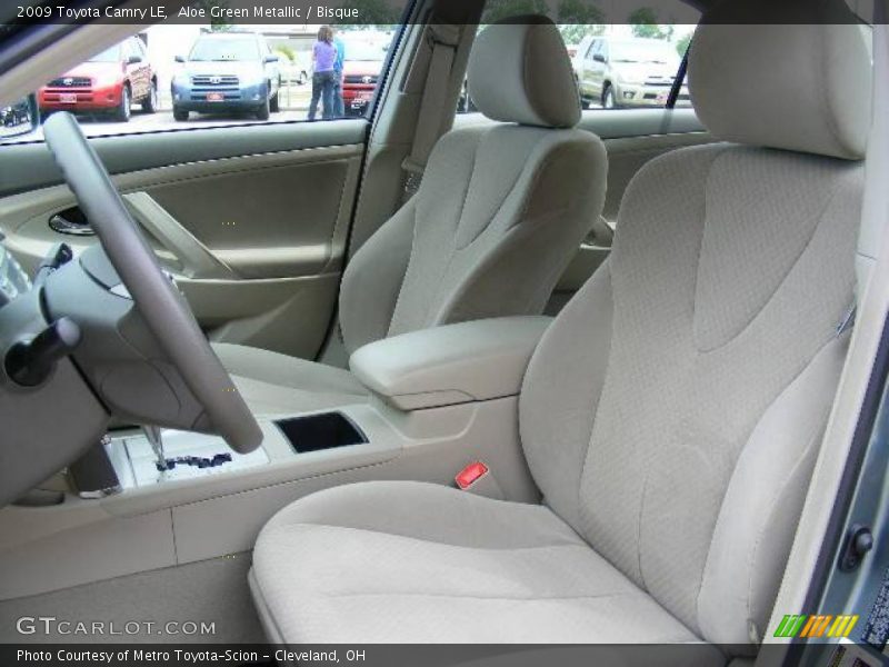 Aloe Green Metallic / Bisque 2009 Toyota Camry LE