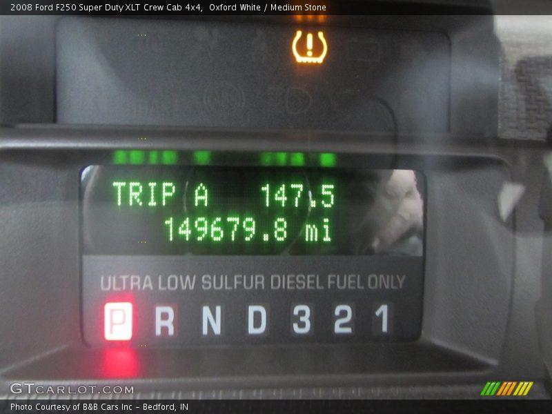 Oxford White / Medium Stone 2008 Ford F250 Super Duty XLT Crew Cab 4x4