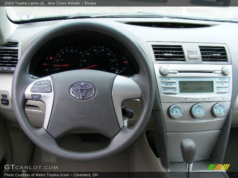 Aloe Green Metallic / Bisque 2009 Toyota Camry LE