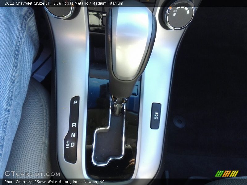 Blue Topaz Metallic / Medium Titanium 2012 Chevrolet Cruze LT