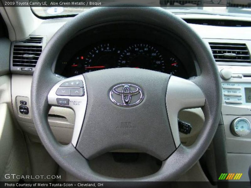 Aloe Green Metallic / Bisque 2009 Toyota Camry LE