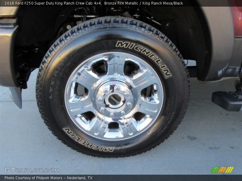 Bronze Fire Metallic / King Ranch Mesa/Black 2016 Ford F250 Super Duty King Ranch Crew Cab 4x4