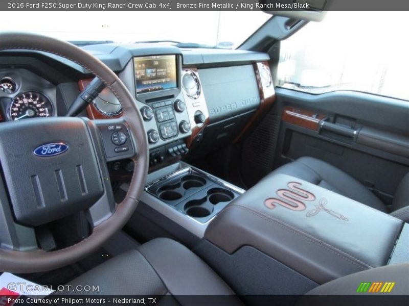 Bronze Fire Metallic / King Ranch Mesa/Black 2016 Ford F250 Super Duty King Ranch Crew Cab 4x4