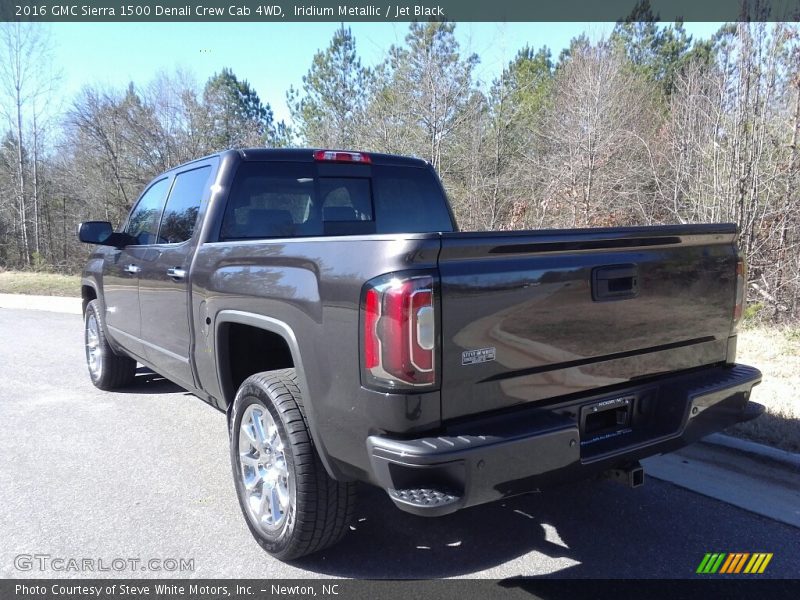 Iridium Metallic / Jet Black 2016 GMC Sierra 1500 Denali Crew Cab 4WD