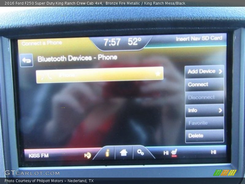 Bronze Fire Metallic / King Ranch Mesa/Black 2016 Ford F250 Super Duty King Ranch Crew Cab 4x4