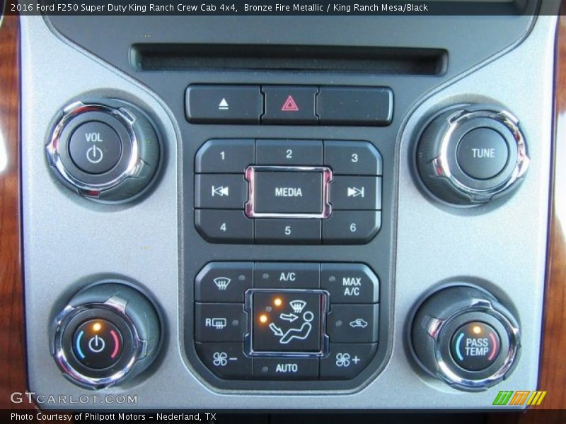 Bronze Fire Metallic / King Ranch Mesa/Black 2016 Ford F250 Super Duty King Ranch Crew Cab 4x4