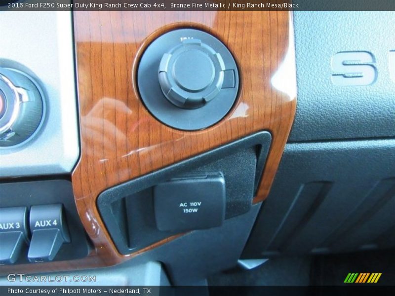 Bronze Fire Metallic / King Ranch Mesa/Black 2016 Ford F250 Super Duty King Ranch Crew Cab 4x4