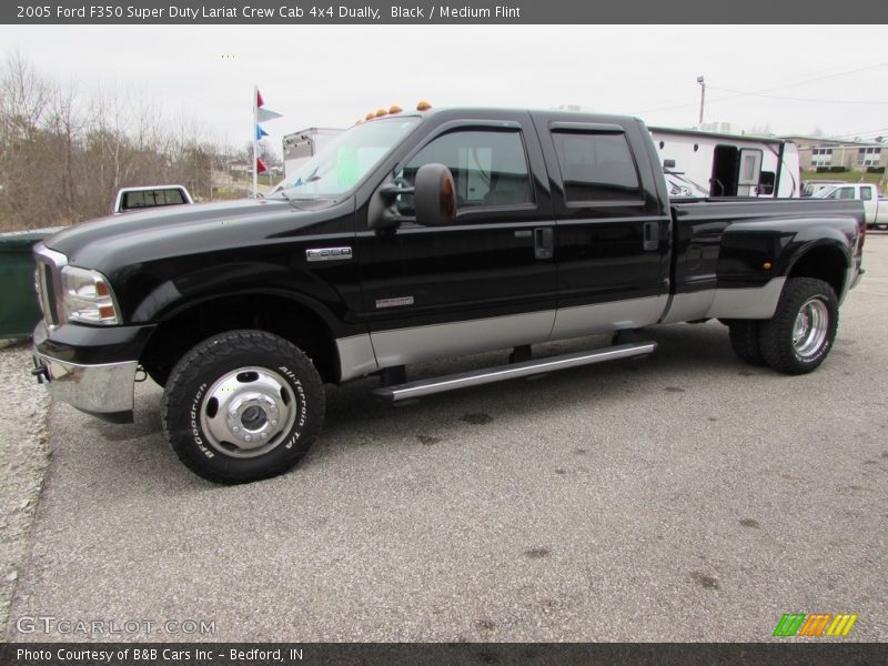 Black / Medium Flint 2005 Ford F350 Super Duty Lariat Crew Cab 4x4 Dually