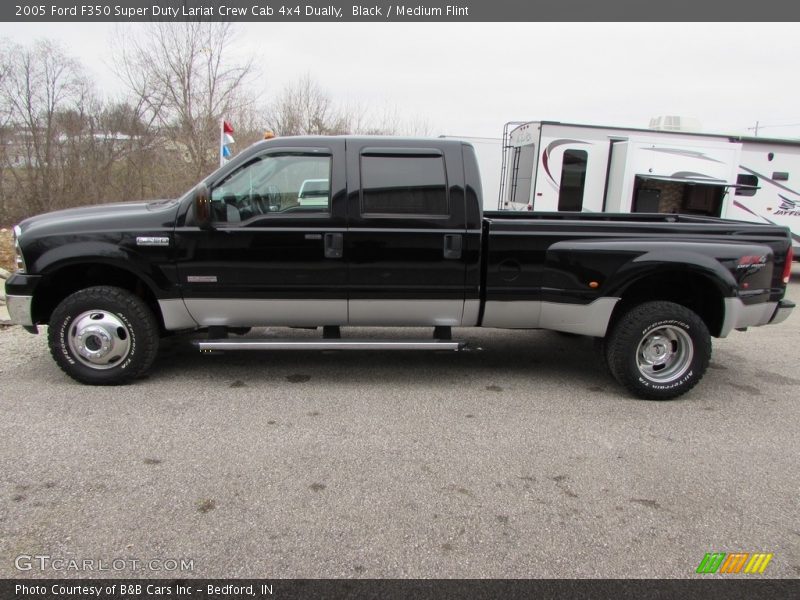 Black / Medium Flint 2005 Ford F350 Super Duty Lariat Crew Cab 4x4 Dually