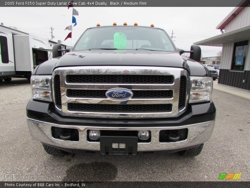 Black / Medium Flint 2005 Ford F350 Super Duty Lariat Crew Cab 4x4 Dually