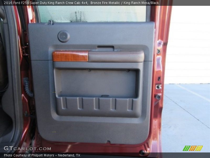 Bronze Fire Metallic / King Ranch Mesa/Black 2016 Ford F250 Super Duty King Ranch Crew Cab 4x4