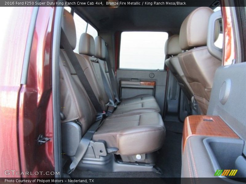 Bronze Fire Metallic / King Ranch Mesa/Black 2016 Ford F250 Super Duty King Ranch Crew Cab 4x4
