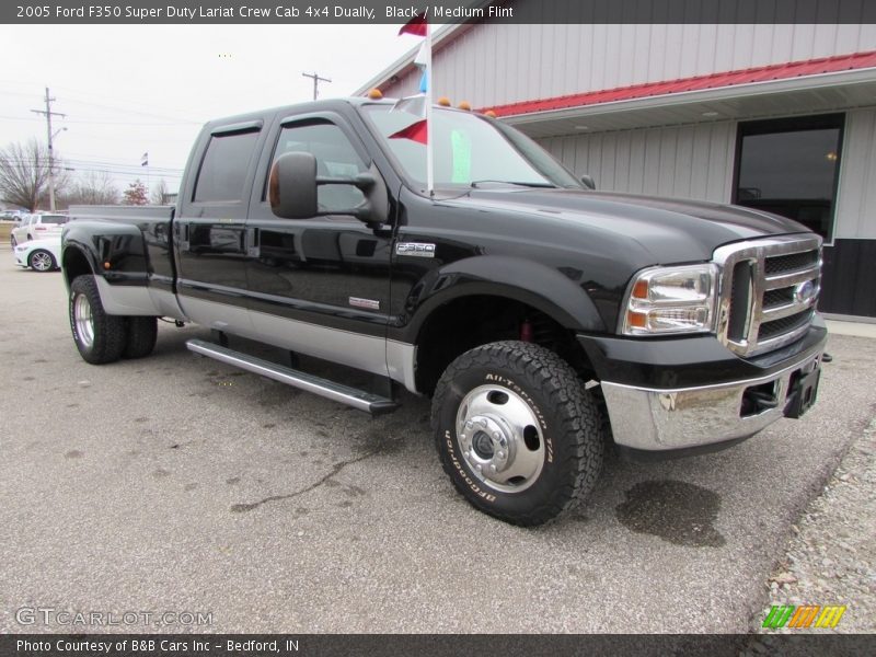 Black / Medium Flint 2005 Ford F350 Super Duty Lariat Crew Cab 4x4 Dually
