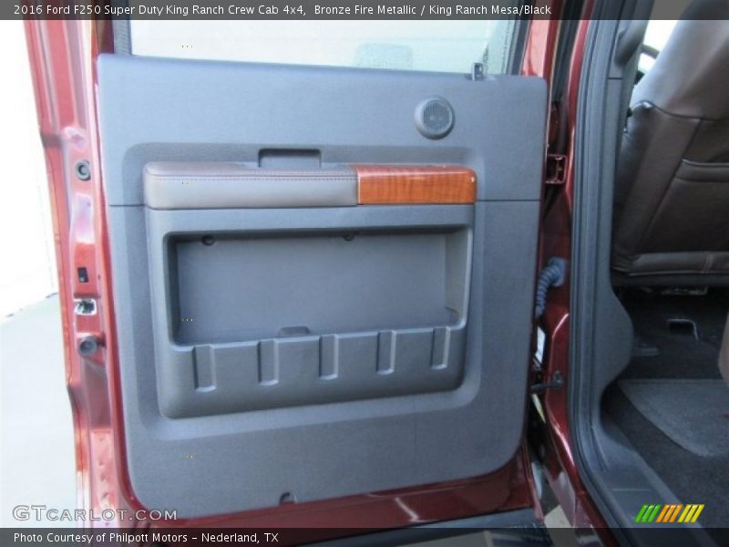 Bronze Fire Metallic / King Ranch Mesa/Black 2016 Ford F250 Super Duty King Ranch Crew Cab 4x4