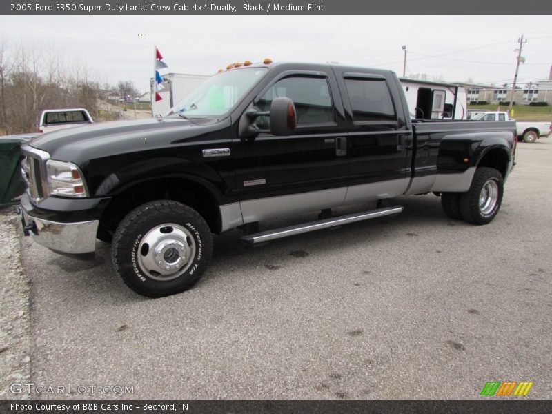 Black / Medium Flint 2005 Ford F350 Super Duty Lariat Crew Cab 4x4 Dually