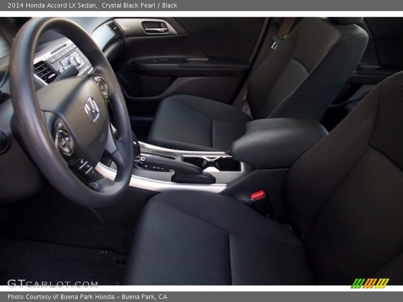 Crystal Black Pearl / Black 2014 Honda Accord LX Sedan