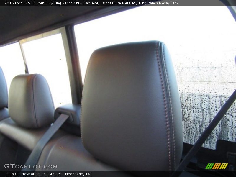 Bronze Fire Metallic / King Ranch Mesa/Black 2016 Ford F250 Super Duty King Ranch Crew Cab 4x4