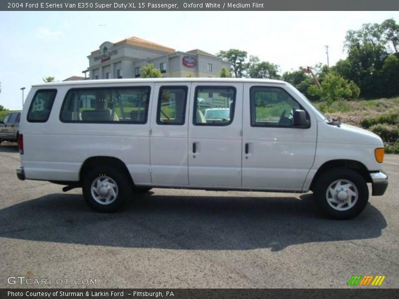Oxford White / Medium Flint 2004 Ford E Series Van E350 Super Duty XL 15 Passenger