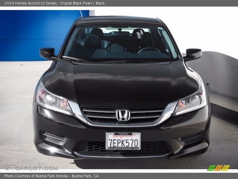 Crystal Black Pearl / Black 2014 Honda Accord LX Sedan