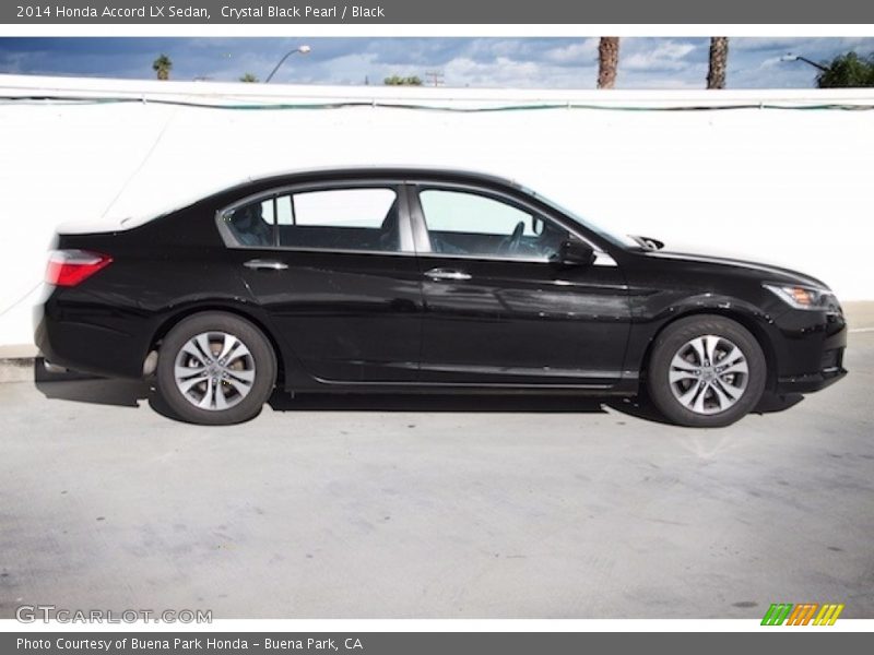 Crystal Black Pearl / Black 2014 Honda Accord LX Sedan