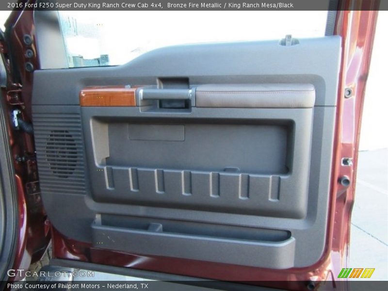 Bronze Fire Metallic / King Ranch Mesa/Black 2016 Ford F250 Super Duty King Ranch Crew Cab 4x4