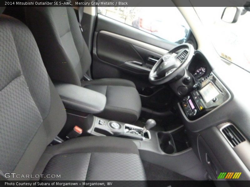 Mercury Gray Metallic / Black 2014 Mitsubishi Outlander SE S-AWC