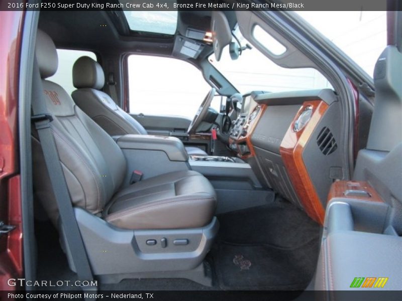 Bronze Fire Metallic / King Ranch Mesa/Black 2016 Ford F250 Super Duty King Ranch Crew Cab 4x4