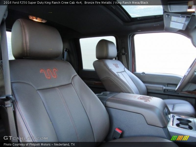 Bronze Fire Metallic / King Ranch Mesa/Black 2016 Ford F250 Super Duty King Ranch Crew Cab 4x4