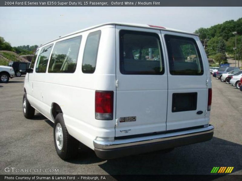 Oxford White / Medium Flint 2004 Ford E Series Van E350 Super Duty XL 15 Passenger