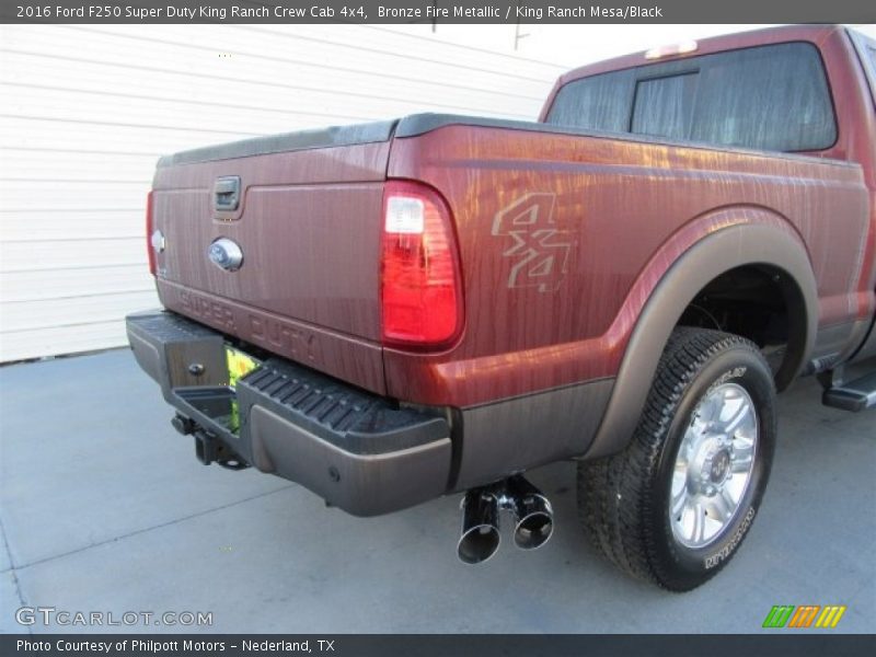Bronze Fire Metallic / King Ranch Mesa/Black 2016 Ford F250 Super Duty King Ranch Crew Cab 4x4