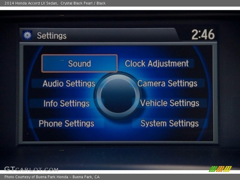 Crystal Black Pearl / Black 2014 Honda Accord LX Sedan