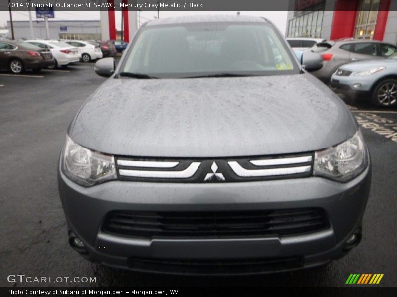 Mercury Gray Metallic / Black 2014 Mitsubishi Outlander SE S-AWC
