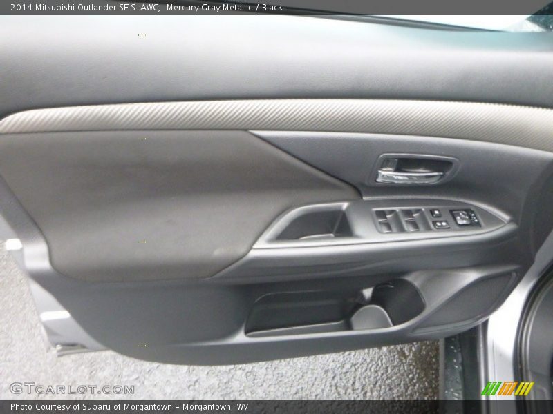 Mercury Gray Metallic / Black 2014 Mitsubishi Outlander SE S-AWC