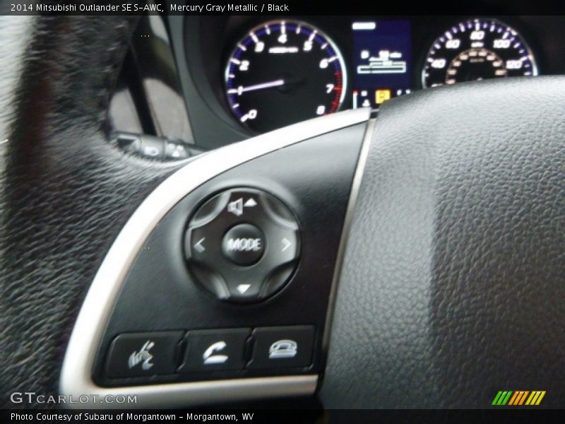 Mercury Gray Metallic / Black 2014 Mitsubishi Outlander SE S-AWC
