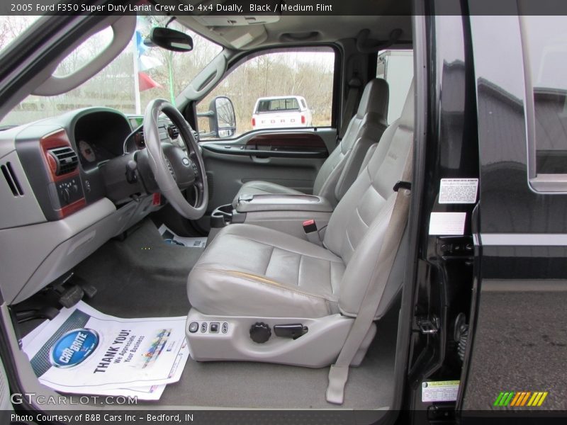 Black / Medium Flint 2005 Ford F350 Super Duty Lariat Crew Cab 4x4 Dually