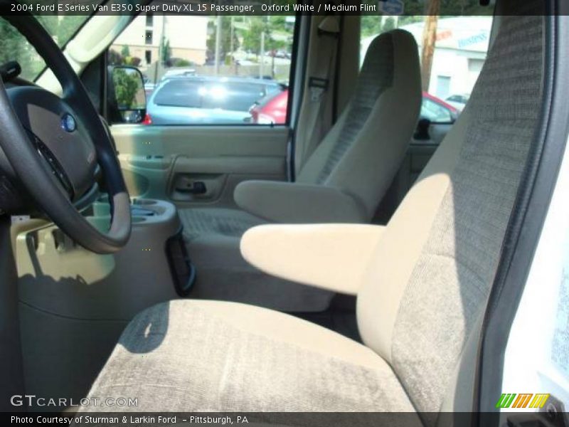 Oxford White / Medium Flint 2004 Ford E Series Van E350 Super Duty XL 15 Passenger