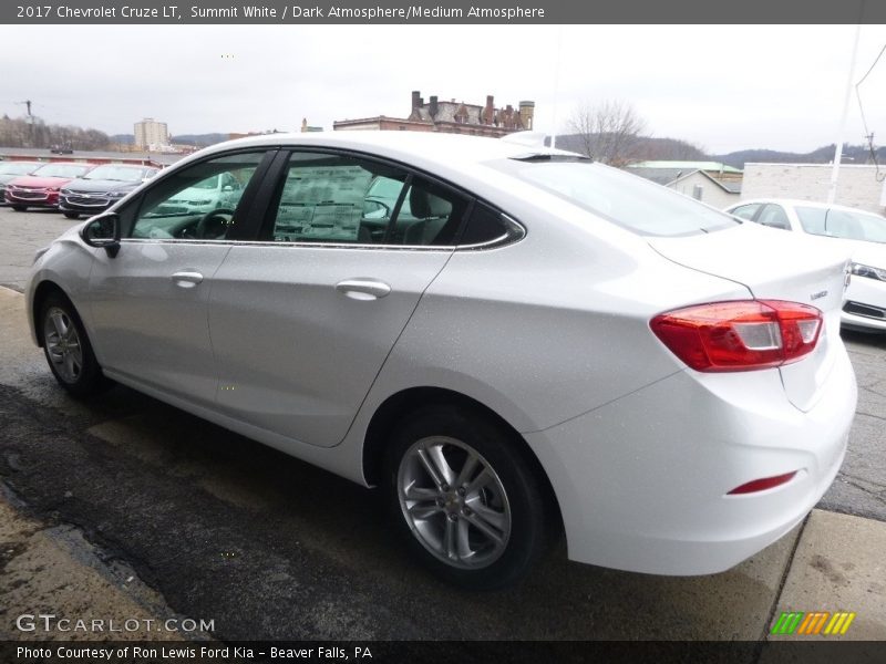 Summit White / Dark Atmosphere/Medium Atmosphere 2017 Chevrolet Cruze LT