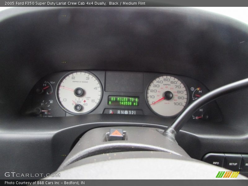 Black / Medium Flint 2005 Ford F350 Super Duty Lariat Crew Cab 4x4 Dually