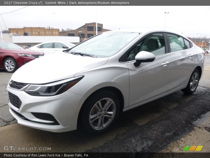 Summit White / Dark Atmosphere/Medium Atmosphere 2017 Chevrolet Cruze LT