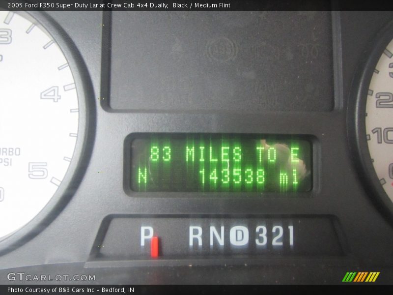 Black / Medium Flint 2005 Ford F350 Super Duty Lariat Crew Cab 4x4 Dually
