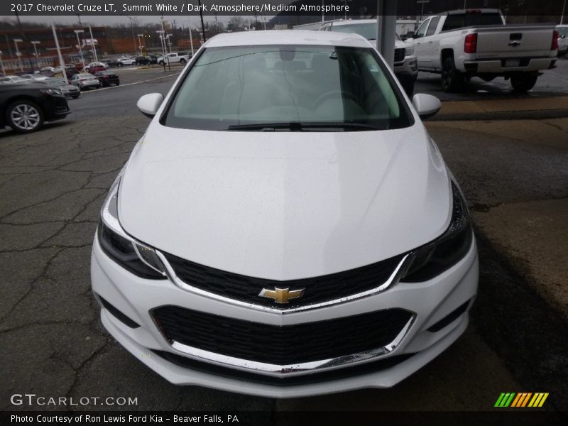 Summit White / Dark Atmosphere/Medium Atmosphere 2017 Chevrolet Cruze LT