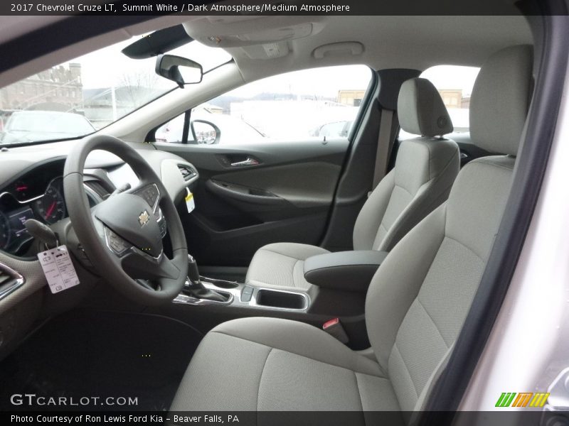 Summit White / Dark Atmosphere/Medium Atmosphere 2017 Chevrolet Cruze LT
