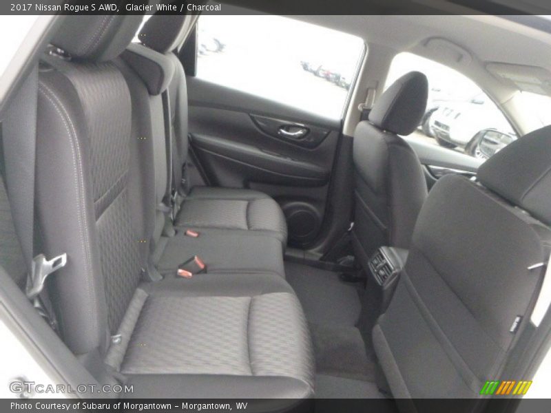 Glacier White / Charcoal 2017 Nissan Rogue S AWD