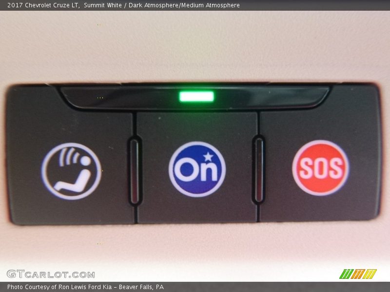 Summit White / Dark Atmosphere/Medium Atmosphere 2017 Chevrolet Cruze LT
