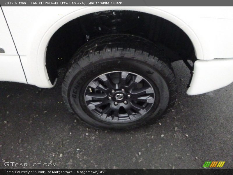 Glacier White / Black 2017 Nissan TITAN XD PRO-4X Crew Cab 4x4