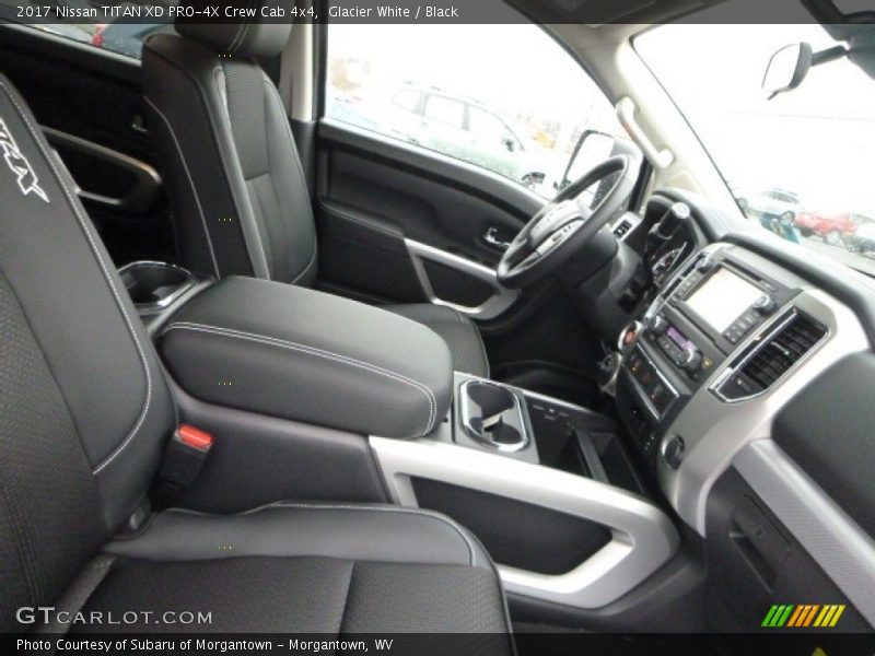 Glacier White / Black 2017 Nissan TITAN XD PRO-4X Crew Cab 4x4
