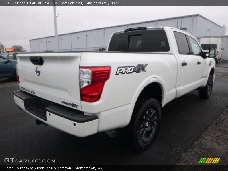 Glacier White / Black 2017 Nissan TITAN XD PRO-4X Crew Cab 4x4
